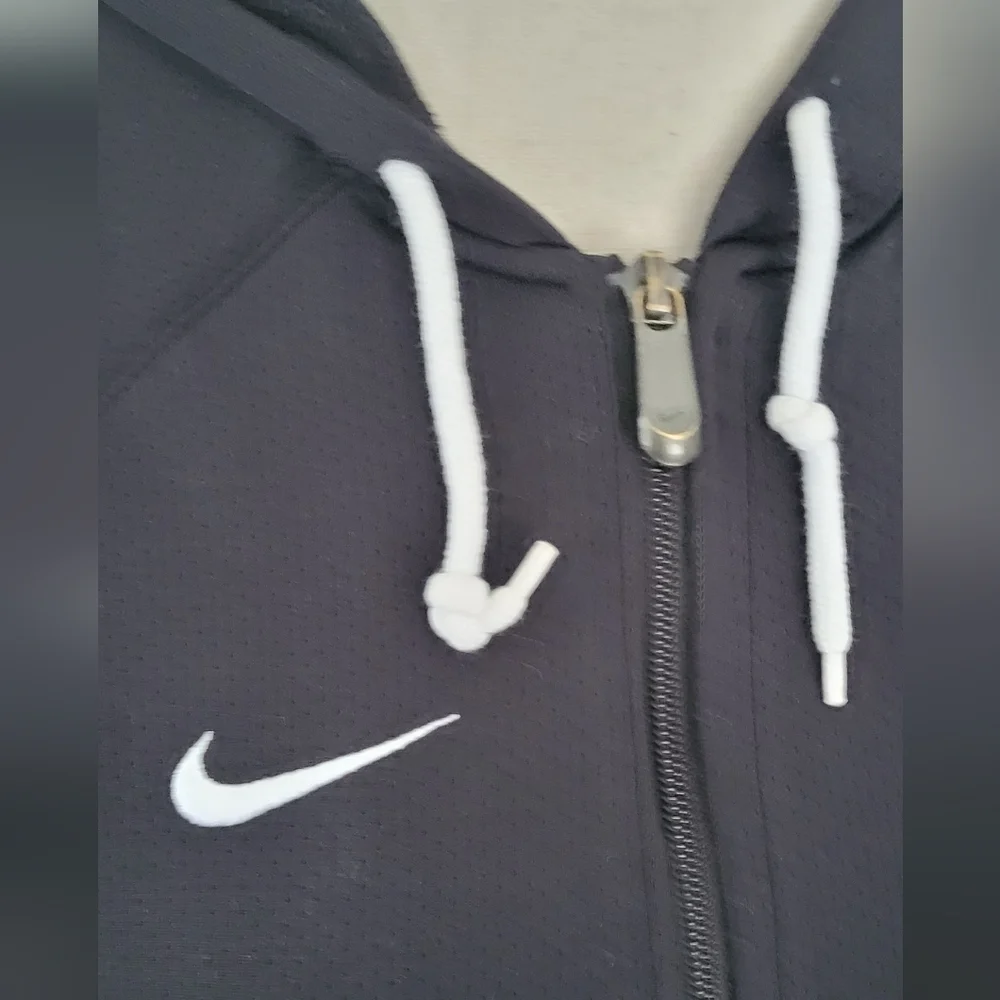 Nike Dry-fit Fulll Zip Hooded Athletic Gym Lounge Jacket